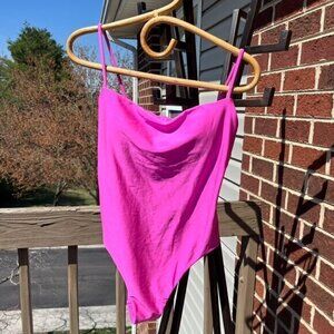 Shade & Shore Pink One Piece Swimsuit Women's Medium NWT
